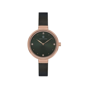 ساعت مچی زنانه دیوید گانر مدل DG-8102LC-ZG10